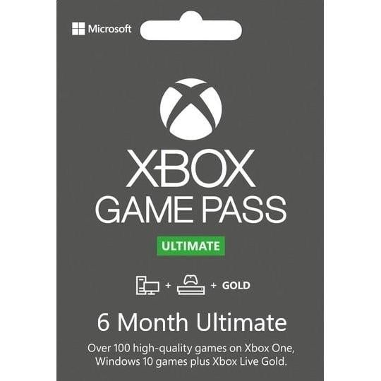 Електронний код-підписка Xbox Game Pass Ultimate на 6 місяців Xbox One/Series для всіх регіонів та країн