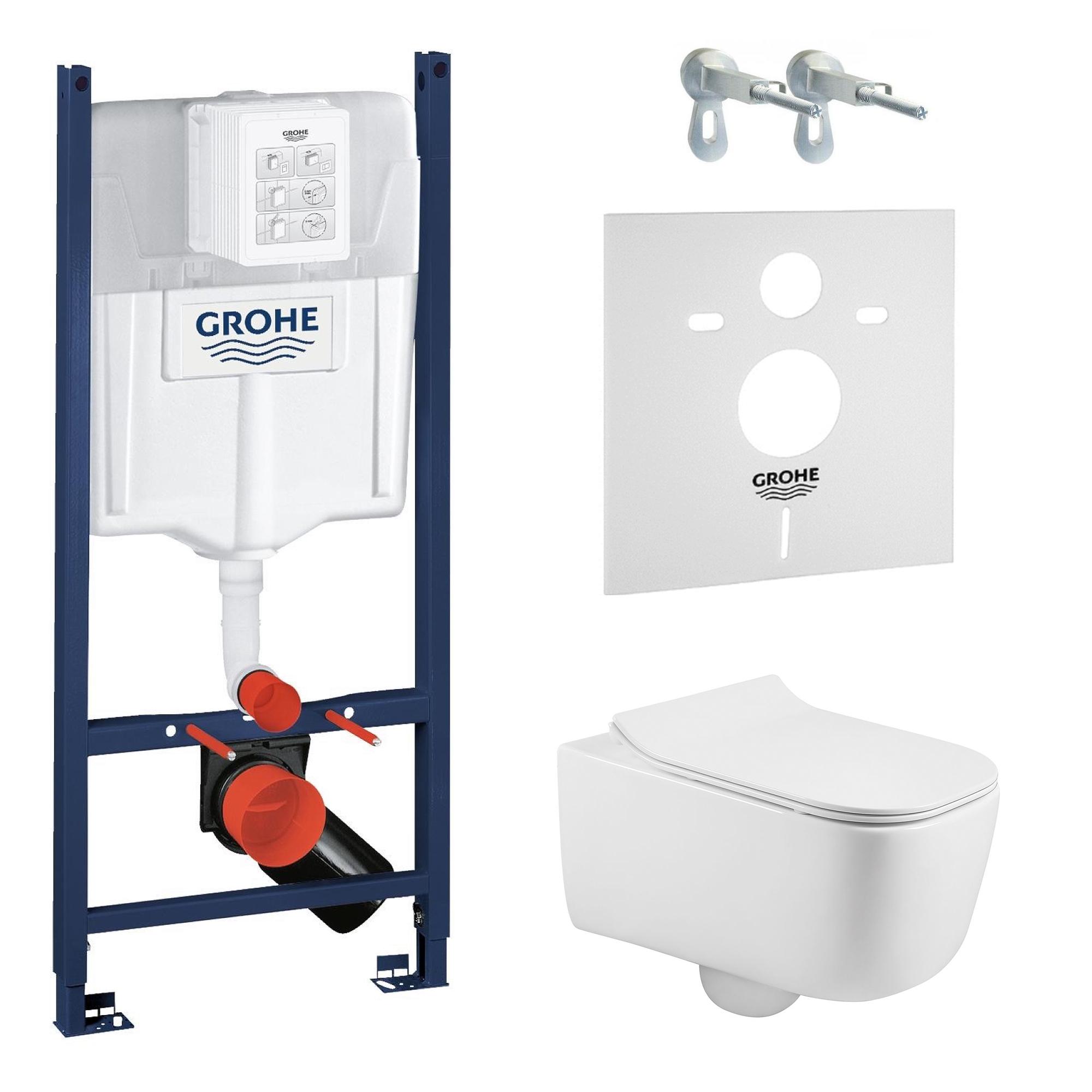 Комплект инсталляции Grohe Rapid SL 13-44-202+3884000G с унитазом (98881)