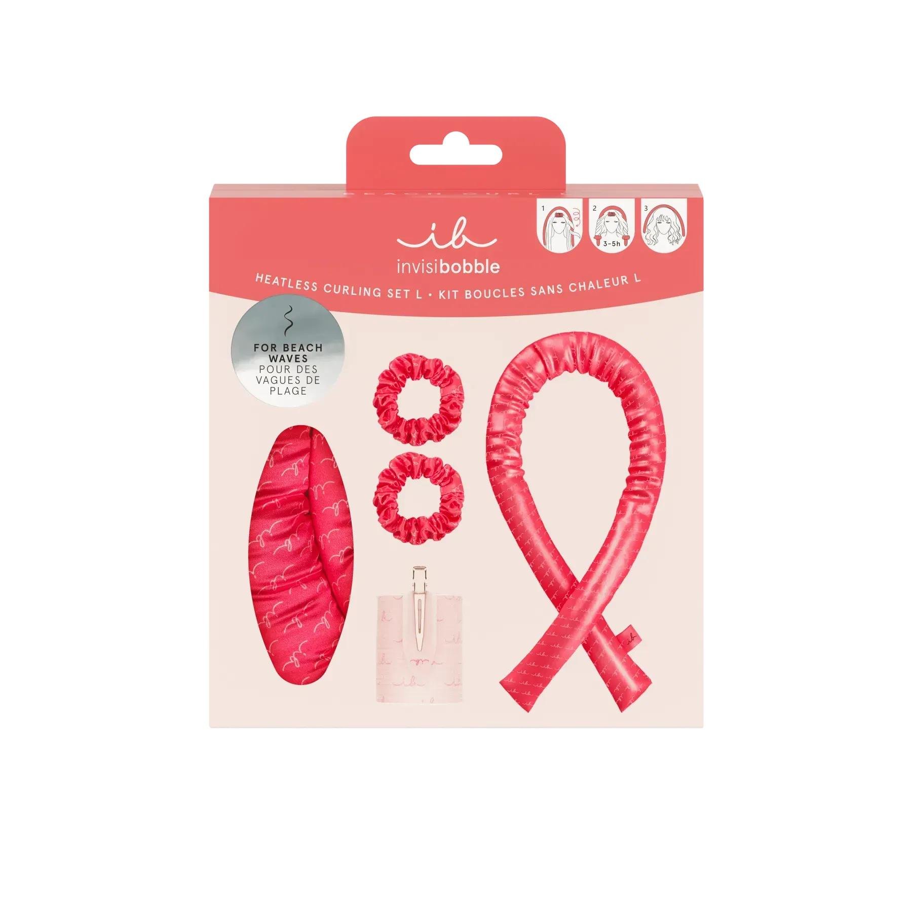Подарочный набор 2 резинки SPRUNCHIE 1 бигуди и 1 лента invisibobble GIFT SET Beach Curl L Подарочный набор 2 резинки SPRUNCHIE 1 бигуди и 1 лента invisibobble GIFT SET Beach Curl L