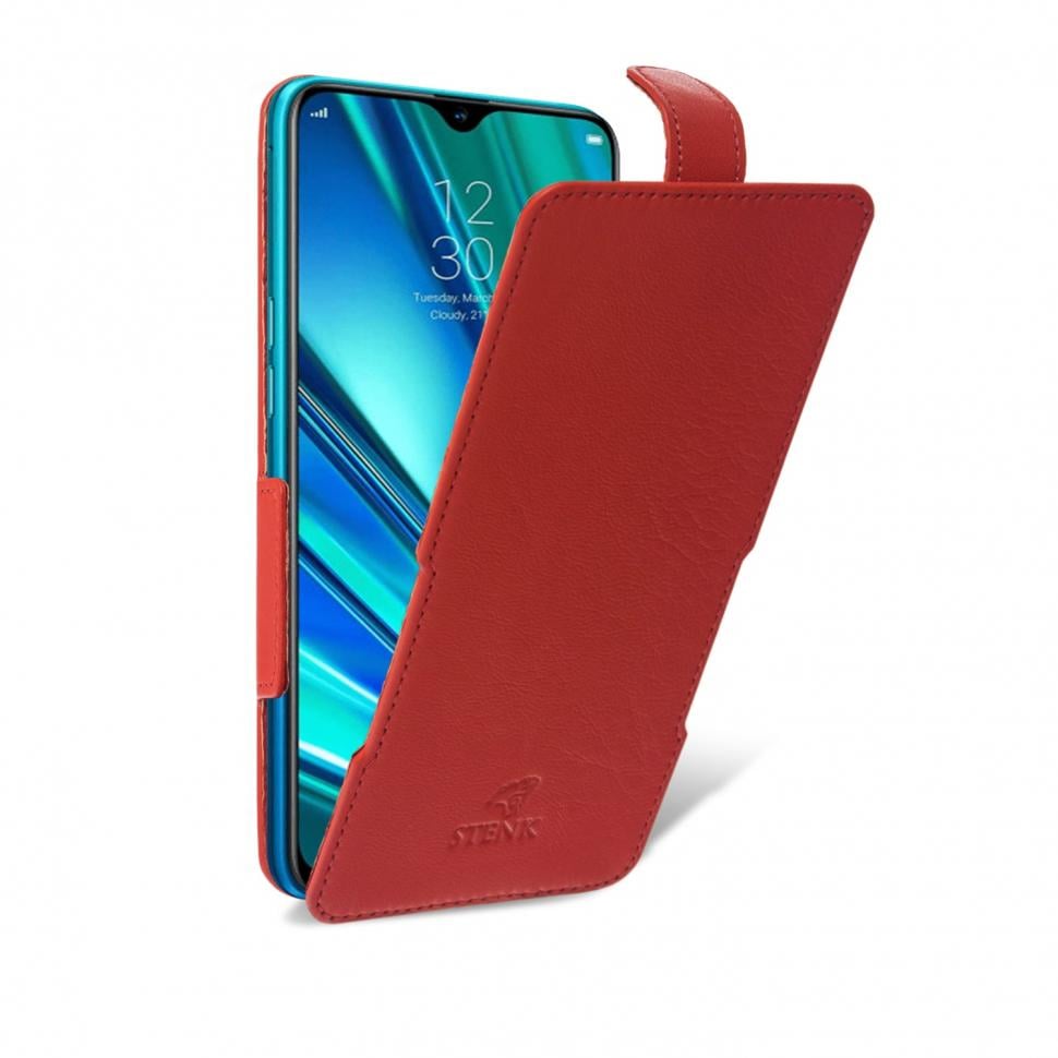 Чехол флип Stenk Prime для Realme 5 Pro Красный (65405)