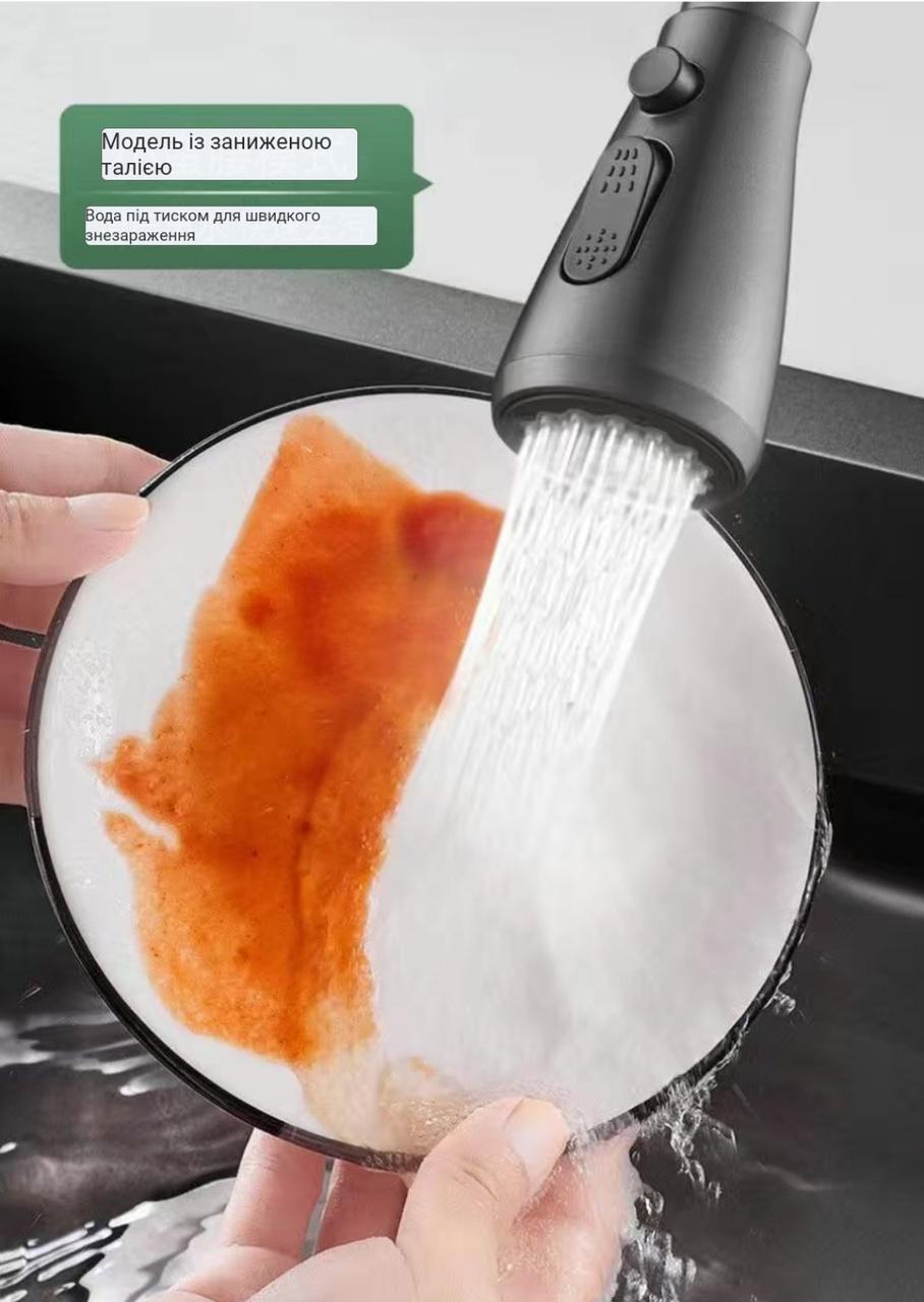 Аератор на кран водозберігаючий 3 режими 18 мм Чорний (2123545738) - фото 3 Аератор на кран водозберігаючий 3 режими 18 мм Чорний (2123545738) - фото 3