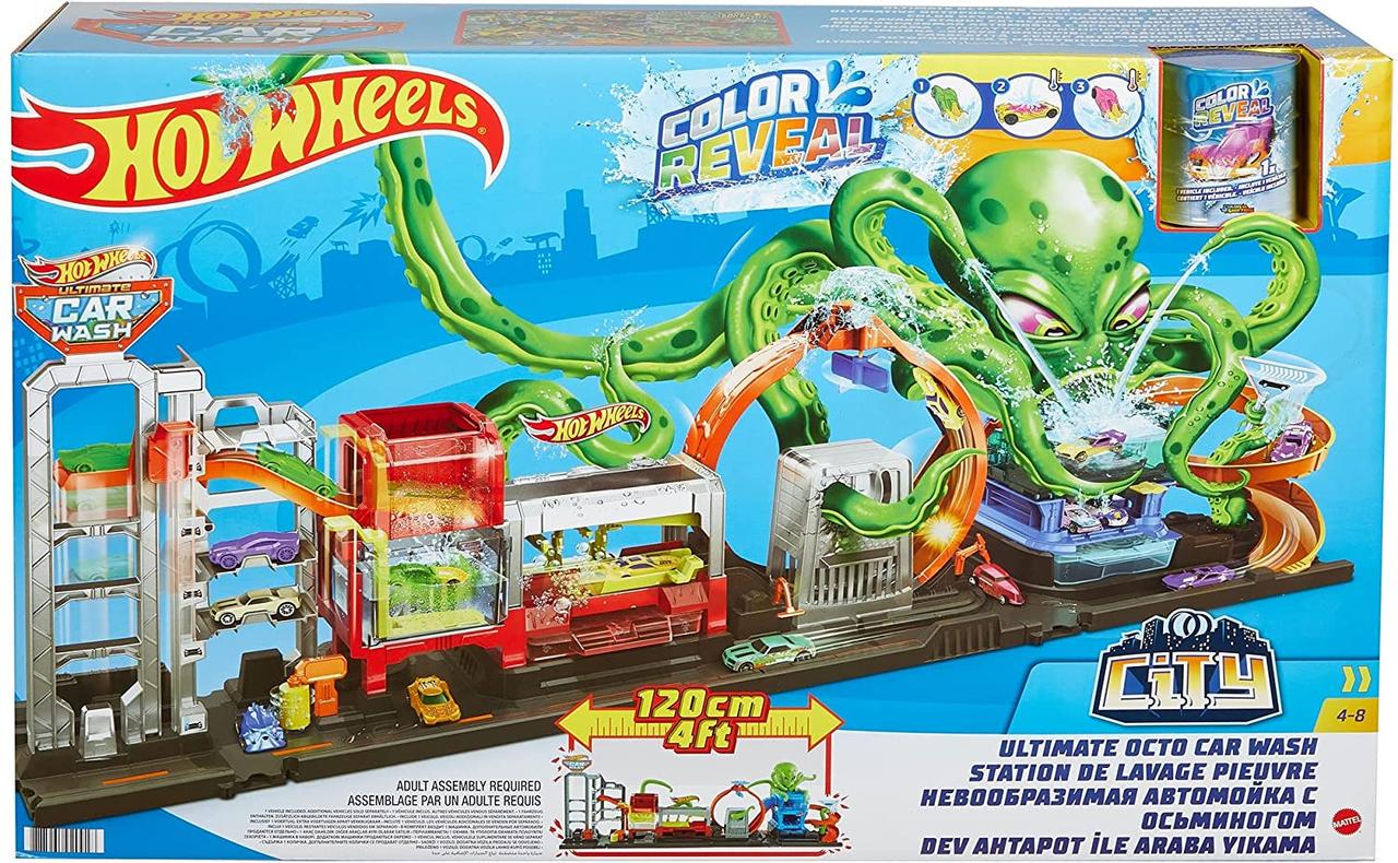 Трек Hot Wheels City Ultimate Octo Car Wash HBY96/GTT96