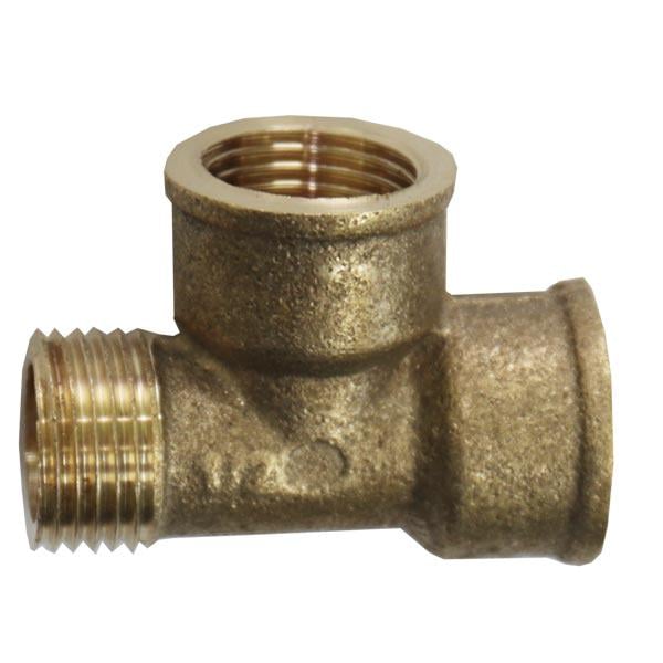 Тройник усиленный латунь 1/2" (115709)
