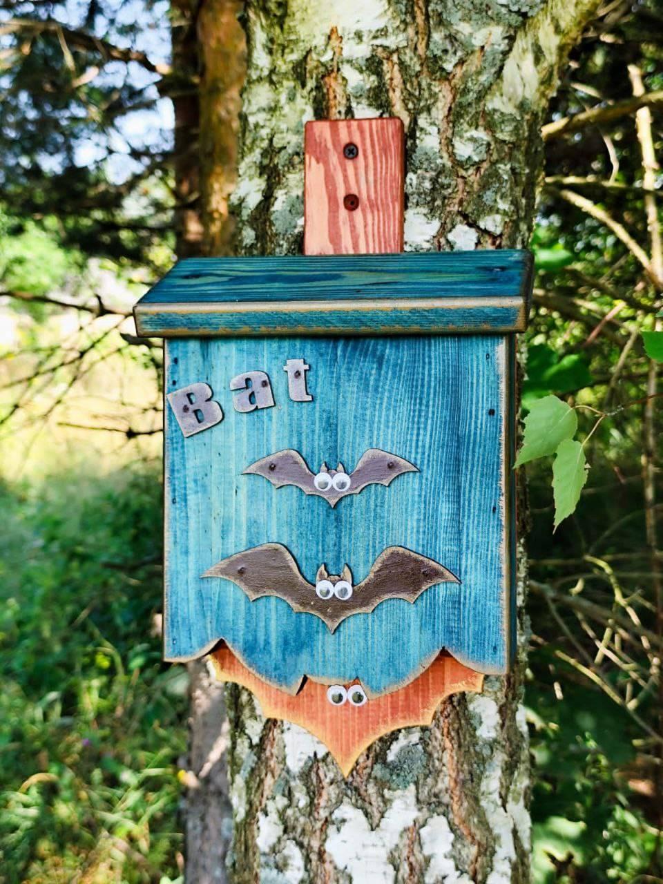 Дом для летучих мышей Сибелла подвесной 30х20х6,5 см Темно-Синий Дом для летучих мышей Сибелла подвесной 30х20х6,5 см Темно-Синий