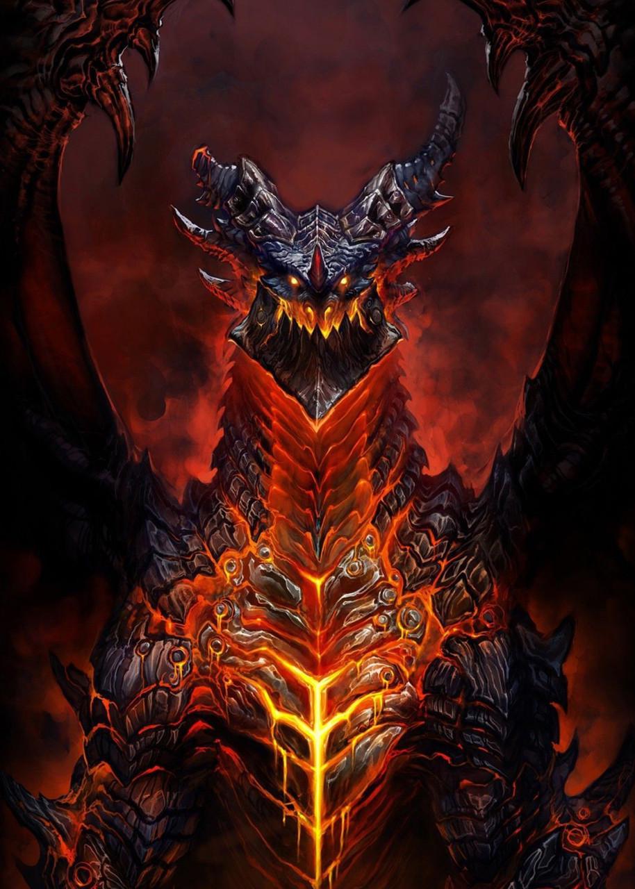 Картина постер Gee! World of Warcraft Мир Военного Ремесла дракон 40х60 см WW.09.117