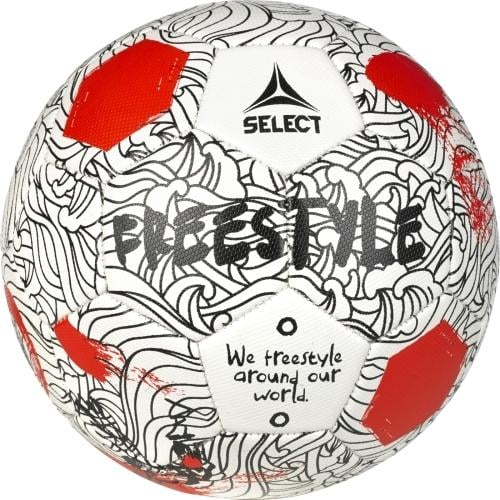 Футбольный мяч для фристайла Select FREESTYLE V24 р. 4,5 Белый/Черный (099580-003)