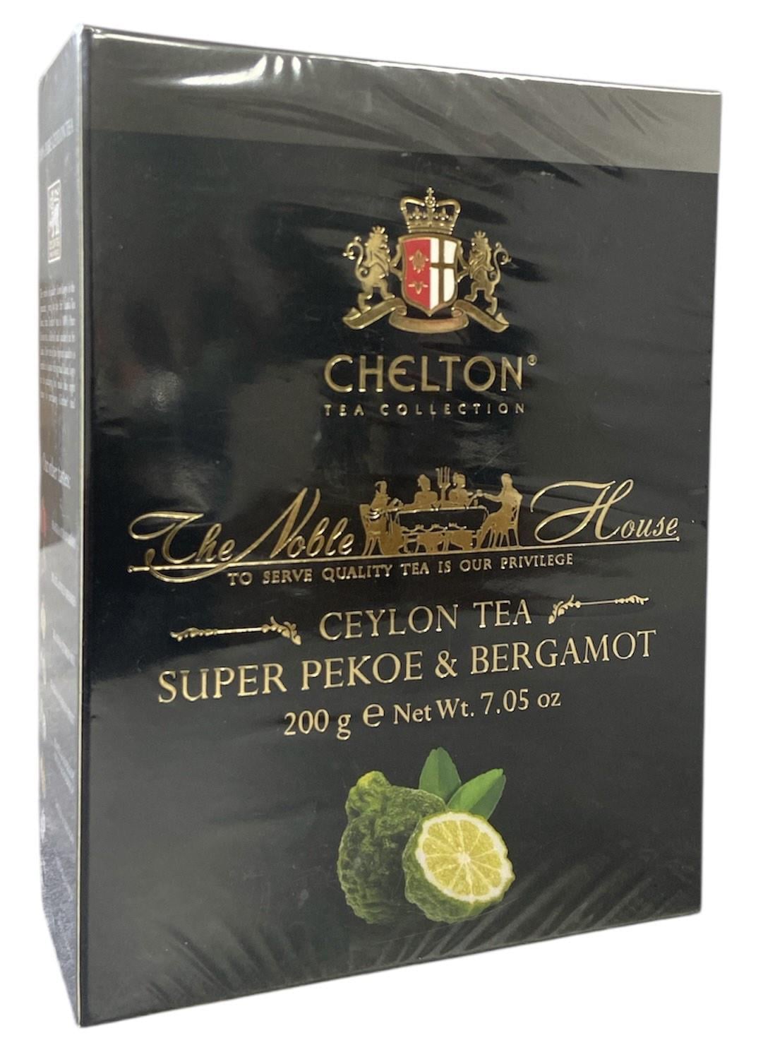 Чай чорний Chelton Благородний дім SUPER PEKOE Earl Grey з бергамотом 200 г (60700)