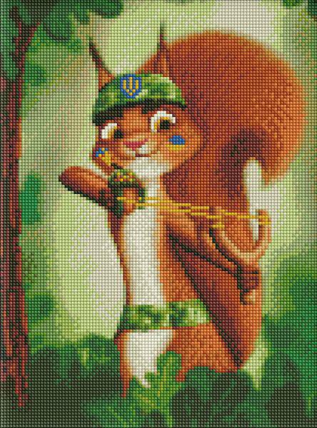 Алмазная мозаика Идейка Прямо в цель 30x40 см (Id-AMO7623)