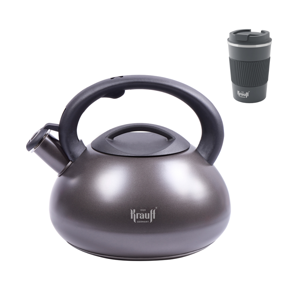 Чайник Krauff Canopus 3 л з термокружкою Komfort 380 мл (55-333-378)