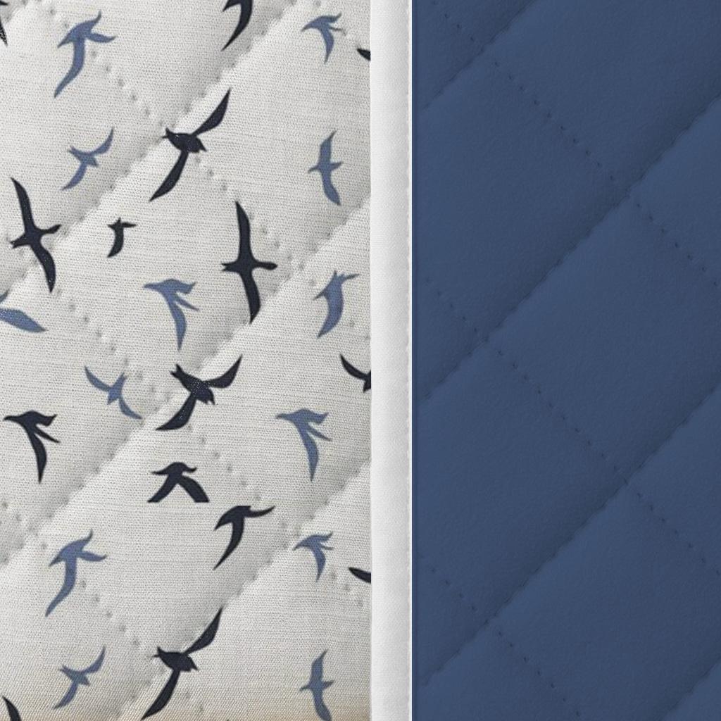 Покрывало двустороннее Zastelli Birds Reverce Blue/Regatta 160х210 см Разноцветный (22689) - фото 2 Покрывало двустороннее Zastelli Birds Reverce Blue/Regatta 160х210 см Разноцветный (22689) - фото 2