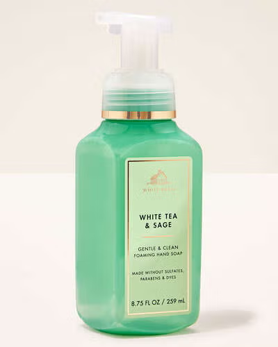 Мыло-пена для рук Bath & Body Works White Tea & Sage Gentle & Clean Foaming Hand Soap 259 мл (667659390588)