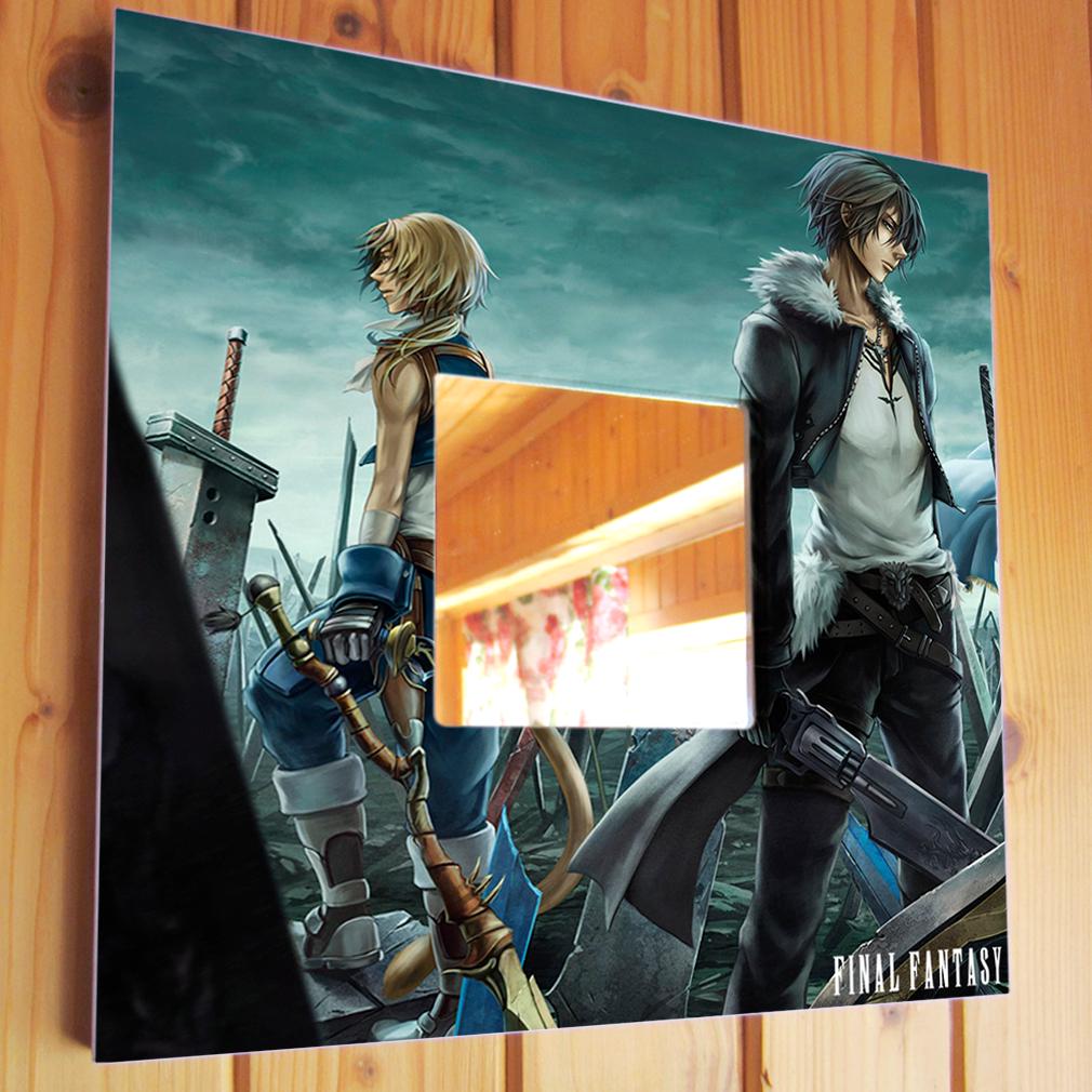 Зеркало декоративное по мотивам игры "Final Fantasy" 260х260 мм (M03484)