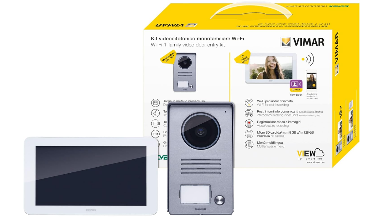 Комплект видеодомофона Vimar K40945 с ЖК дисплеем 7" (17783)