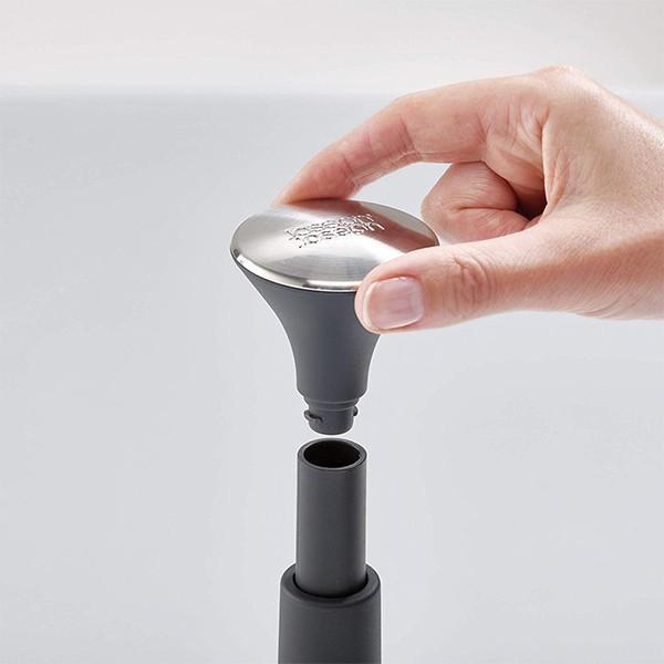 Держатель для бумажных полотенец Joseph Joseph Push& Tear 16х16х28 см Черный (85140) - фото 2 Держатель для бумажных полотенец Joseph Joseph Push& Tear 16х16х28 см Черный (85140) - фото 2