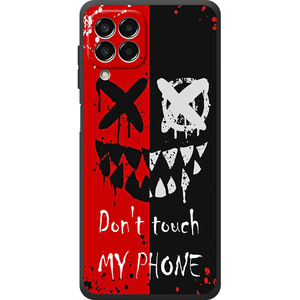 Чехол BoxFace Samsung Galaxy M33 5G (M336) Bad Smile Черный силикон (44472-up2468-44482)
