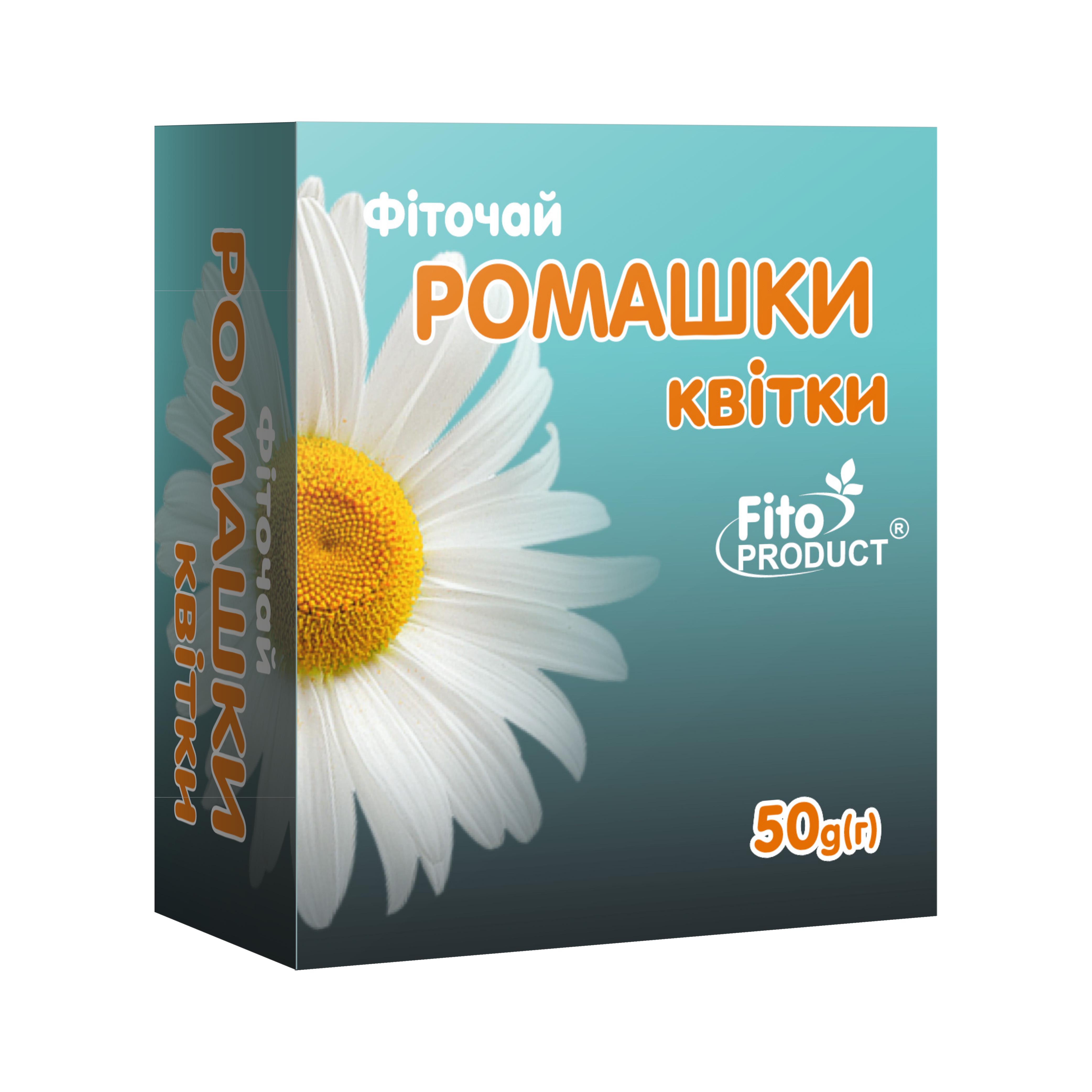Фіточай Fito Product Ромашки квітки 50 г (4820159302666)