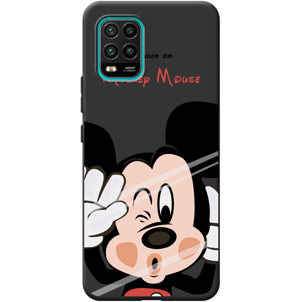 Чехол с рисунком Boxface Xiaomi Mi 10 Lite Mister M Черный силикон (39438-cc58-41940)