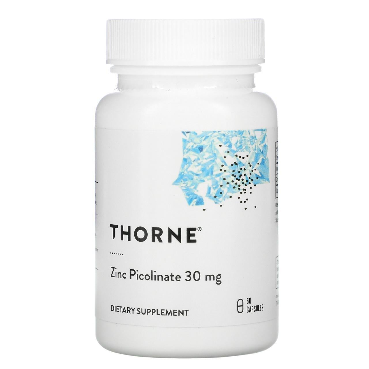 Цинк пиколинат Thorne Research Zinc Picolinate 30 мг 60 капс.