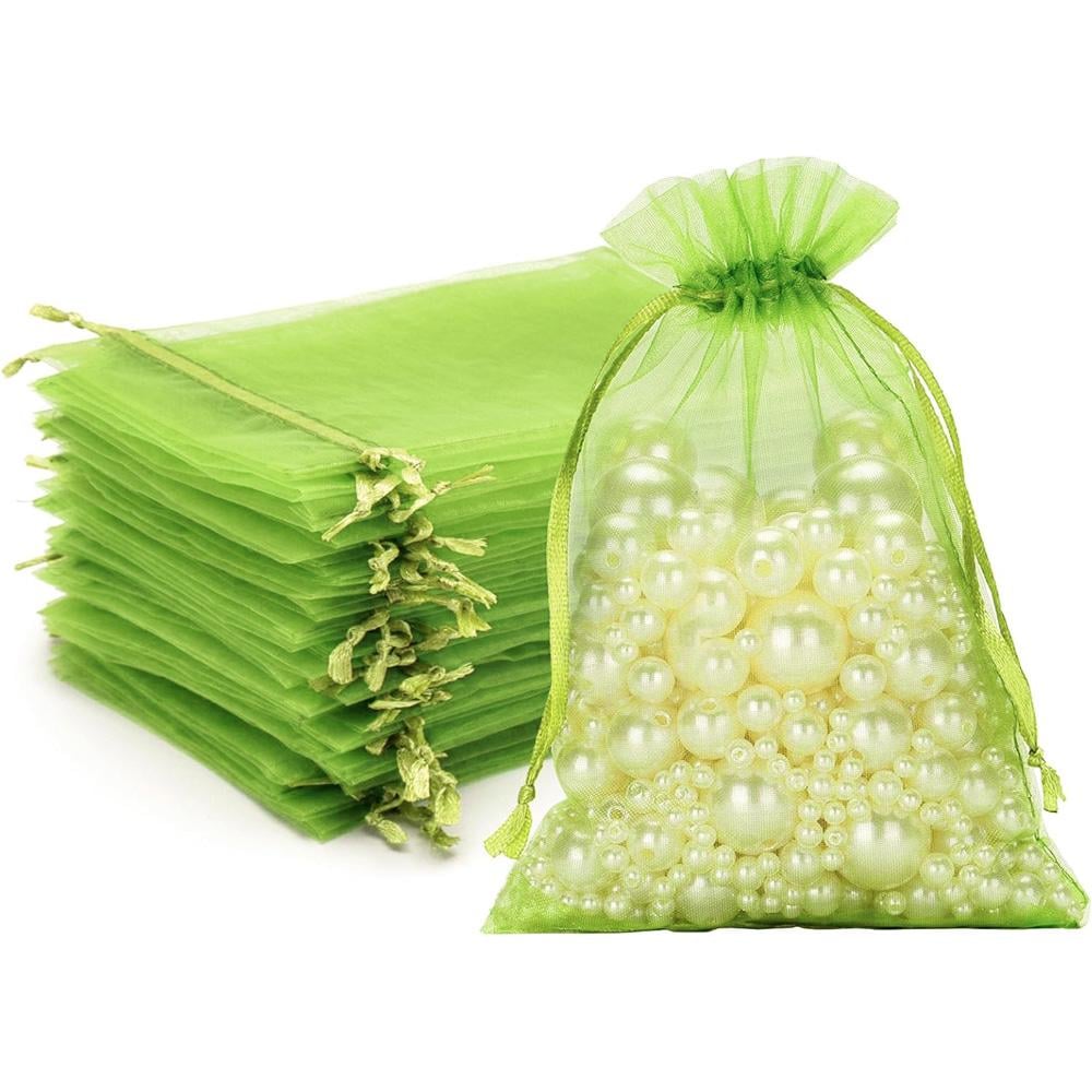 Мешочки для подарков LOSSO из органзы 15х20 см 100 шт. Салатовый (504985139)