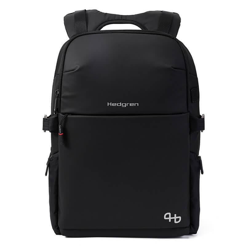 Городской рюкзак с дождевиком Hedgren Commute Rail 24 л Black Eco (HCOM05/003-21)