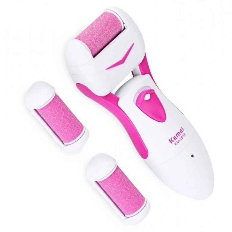 Пилка электрическая Kemei KM-2502X для омертвевшей кожи Pink (D2502351) - фото 2 Пилка электрическая Kemei KM-2502X для омертвевшей кожи Pink (D2502351) - фото 2