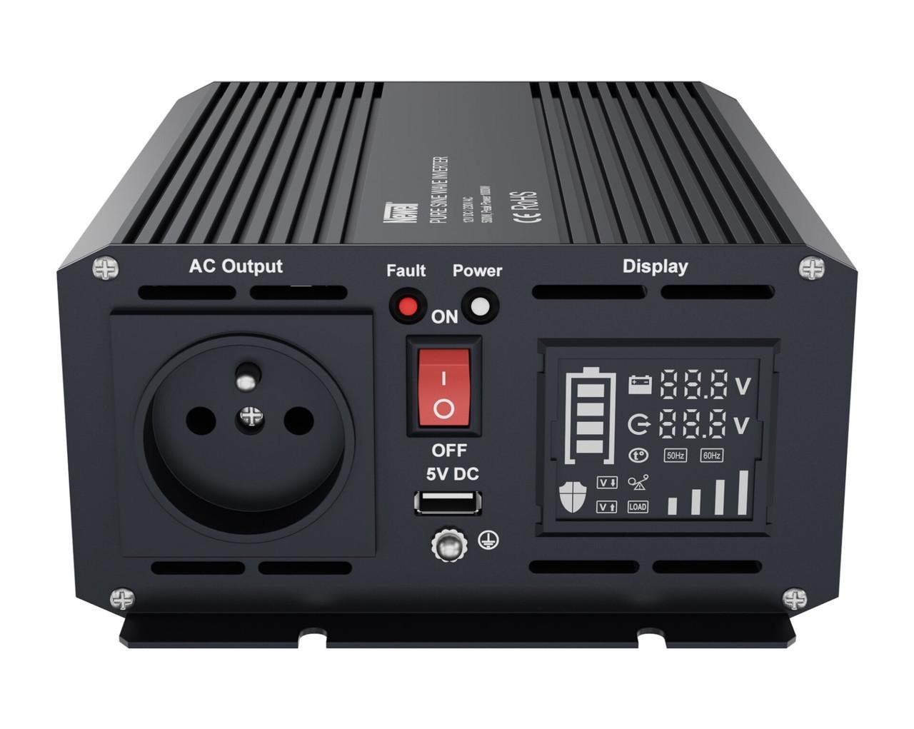 Інвертор 12220 Newell з чистою синусоїдою 500 Вт (1975442446) - фото 2