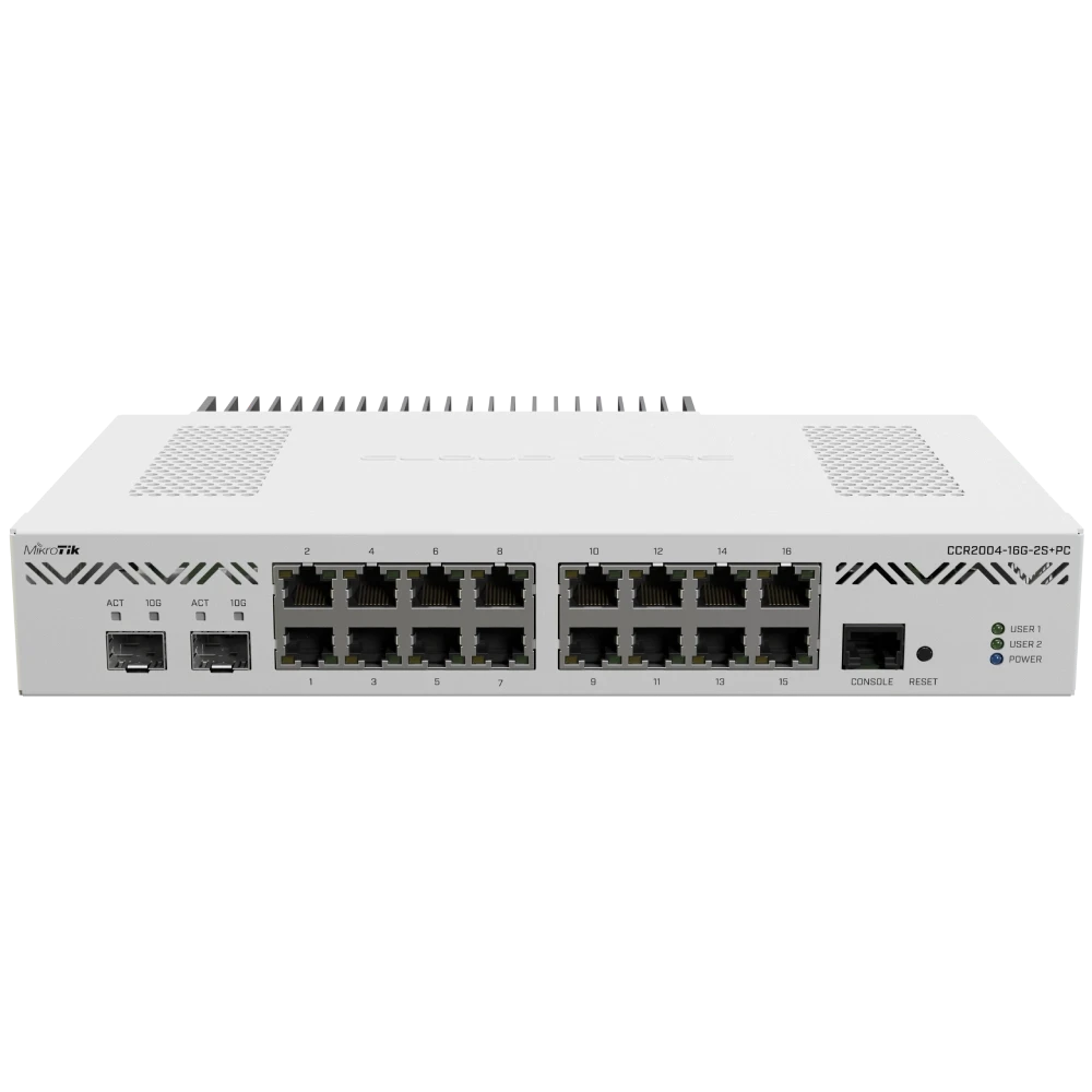 Маршрутизатор MikroTik CCR2004-16G-2S+PC (35443161)