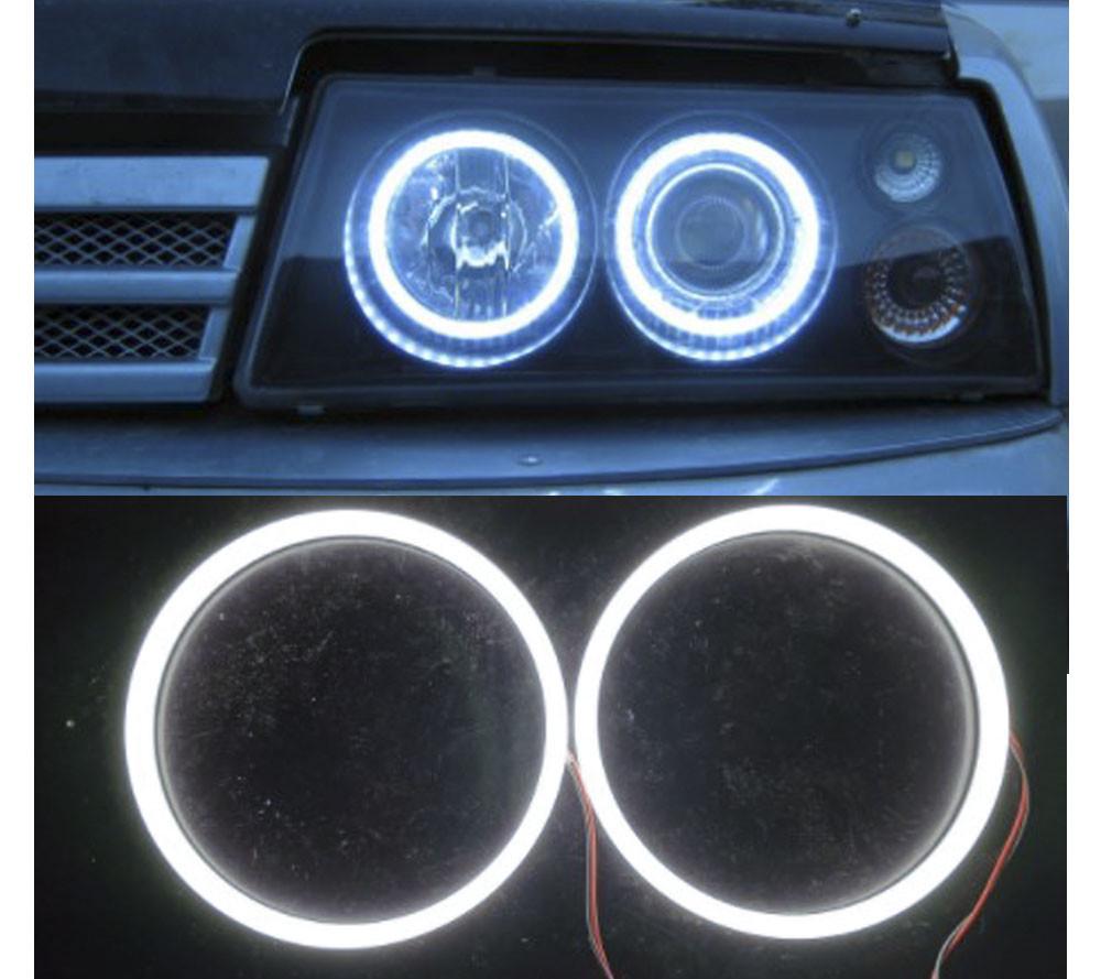 Круглые ДХО ангельские глазки COB 90 мм - фото 2