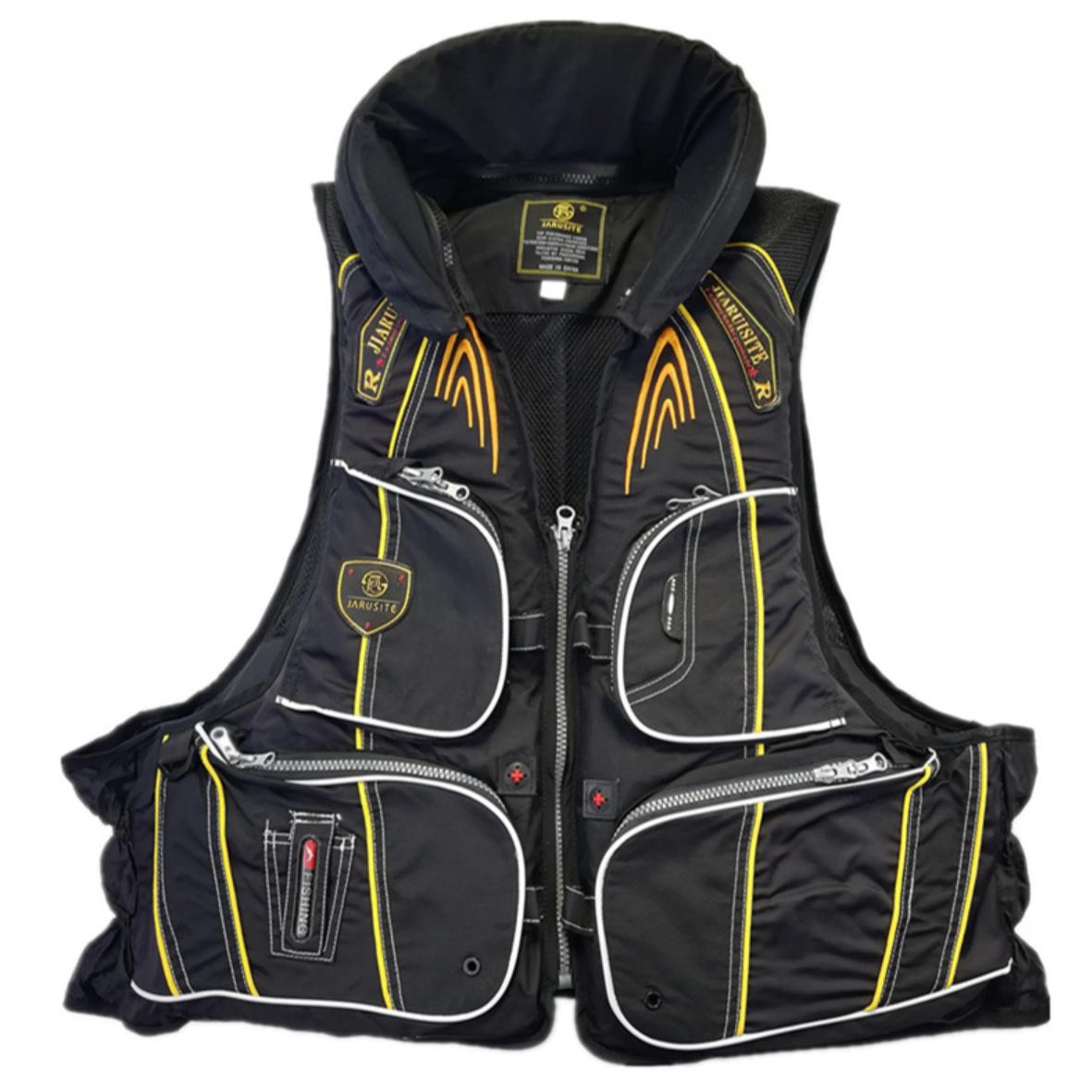 Жилет рятувальний для риболовлі Jarusite Чорний (210D) Жилет рятувальний для риболовлі Jarusite Чорний (210D)