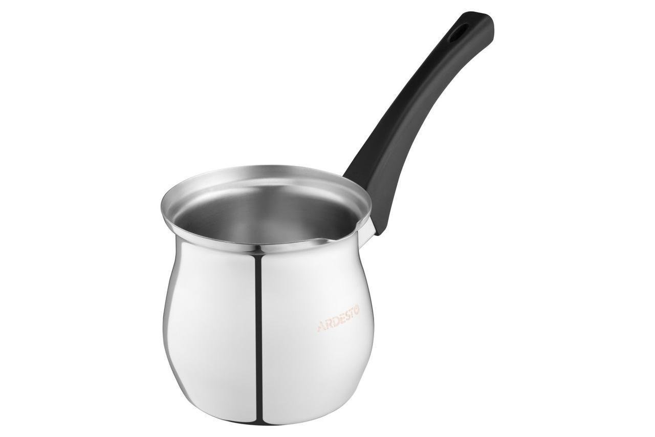 Турка Ardesto Black Mars из нержавеющей стали500 мл (AR0814SB) - фото 4 Турка Ardesto Black Mars из нержавеющей стали500 мл (AR0814SB) - фото 4