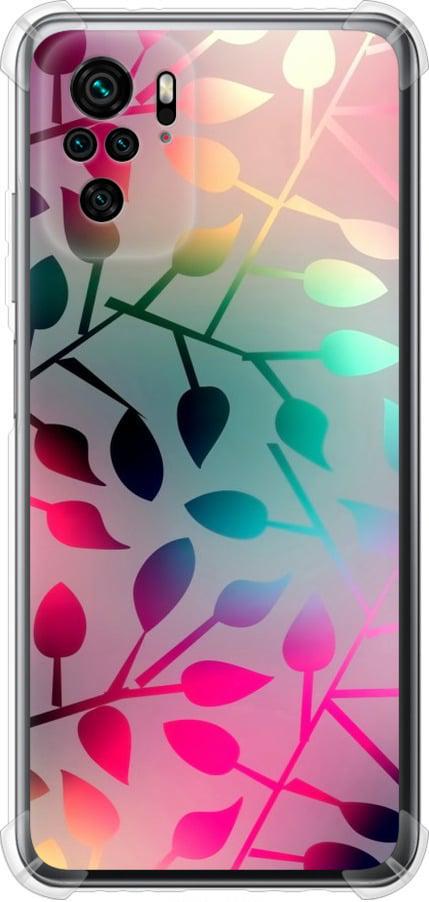 Чехол на Xiaomi Redmi Note 10 Листья (2235sp-2277-42517)