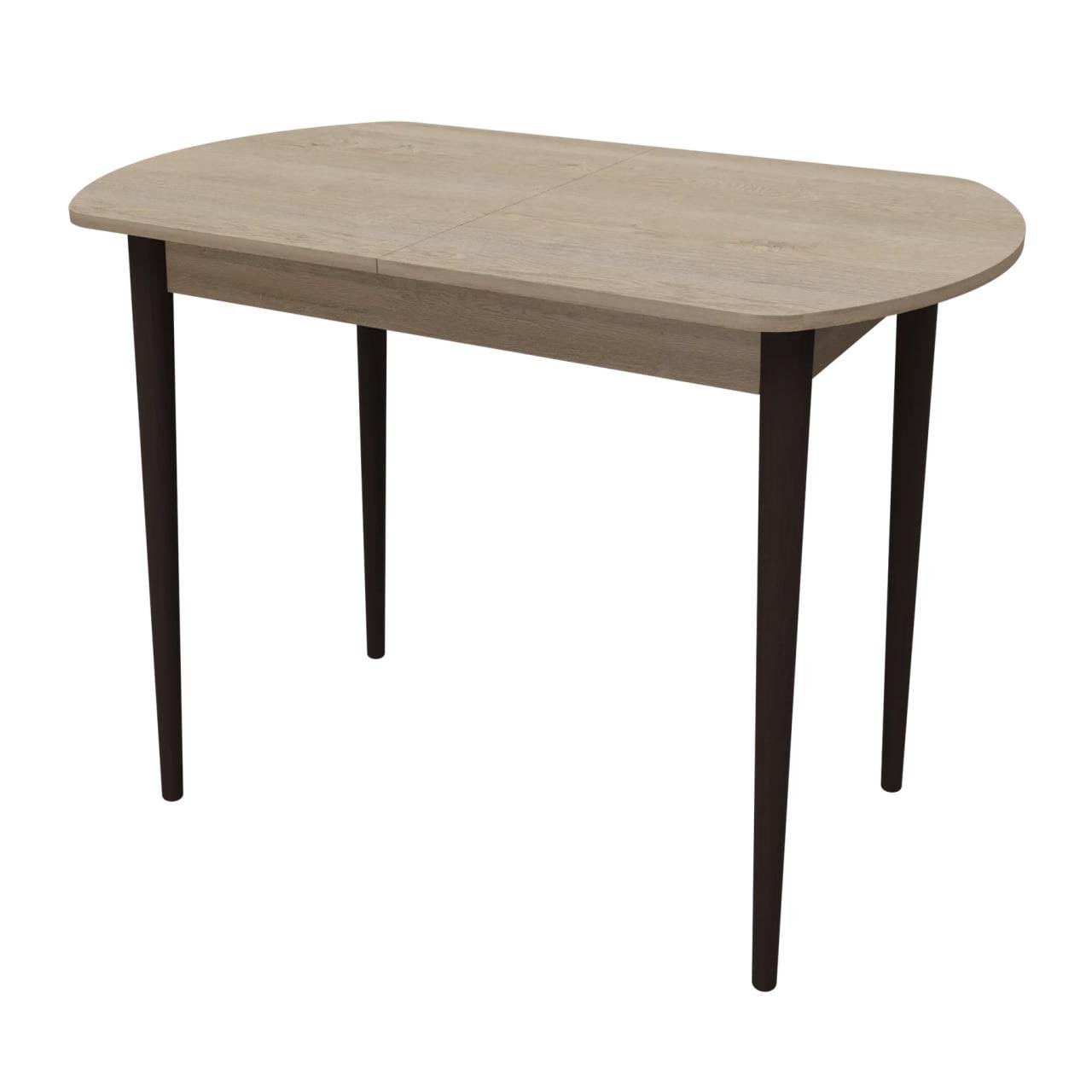 Стол обеденный Неман Лукор раздвижной массив дерева/ДСП Венге/Дуб песочный