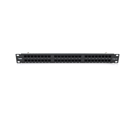 Патч-панель неэкранированная Merlion 48 портов UTP DUAL Cat.6 19" 1U Black (ML-2264-CAT.6) Патч-панель неэкранированная Merlion 48 портов UTP DUAL Cat.6 19" 1U Black (ML-2264-CAT.6)