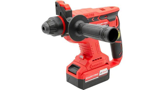 Перфоратор аккумуляторный START PRO SRH-21B в кейсе 2 Дж 4500уд/мин SDS+ Li-ion с реверсом подсветки и индикатором заряда Перфоратор аккумуляторный START PRO SRH-21B в кейсе 2 Дж 4500уд/мин SDS+ Li-ion с реверсом подсветки и индикатором заряда