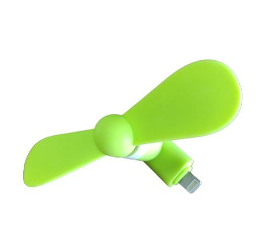 Вентилятор для телефона Mini Fan Lightning Зеленый