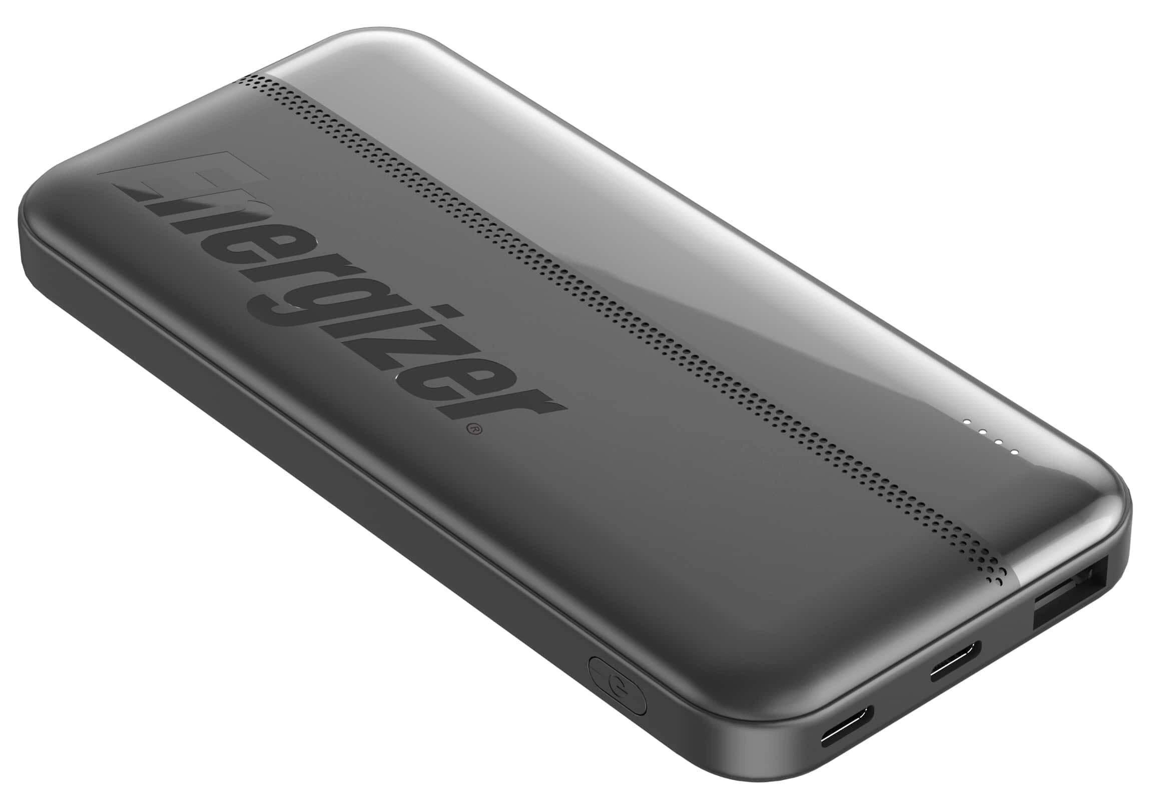 Повербанк Energizer 10000 mAh 10,5W Black (UE10050C)