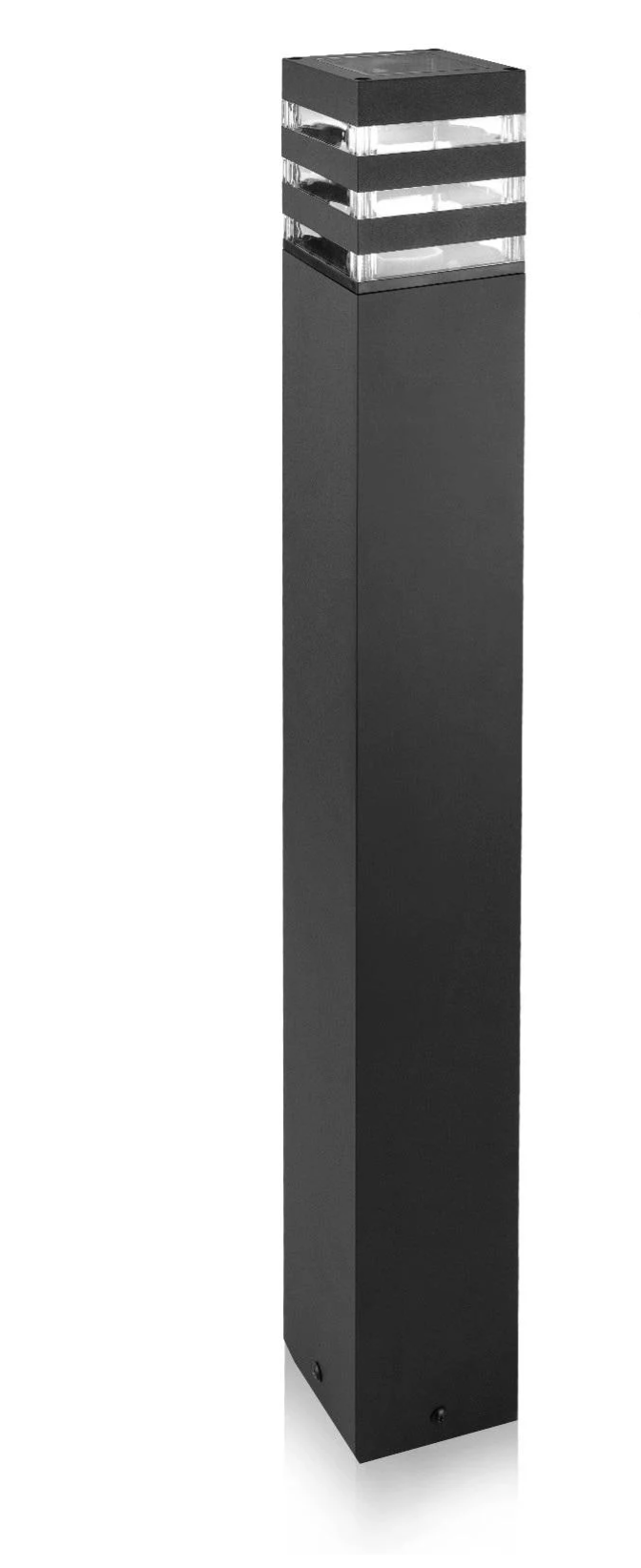 Светильник садовый столбик Lumiled Taxus2 E27 от сети IP44 80 см Черный (10682)