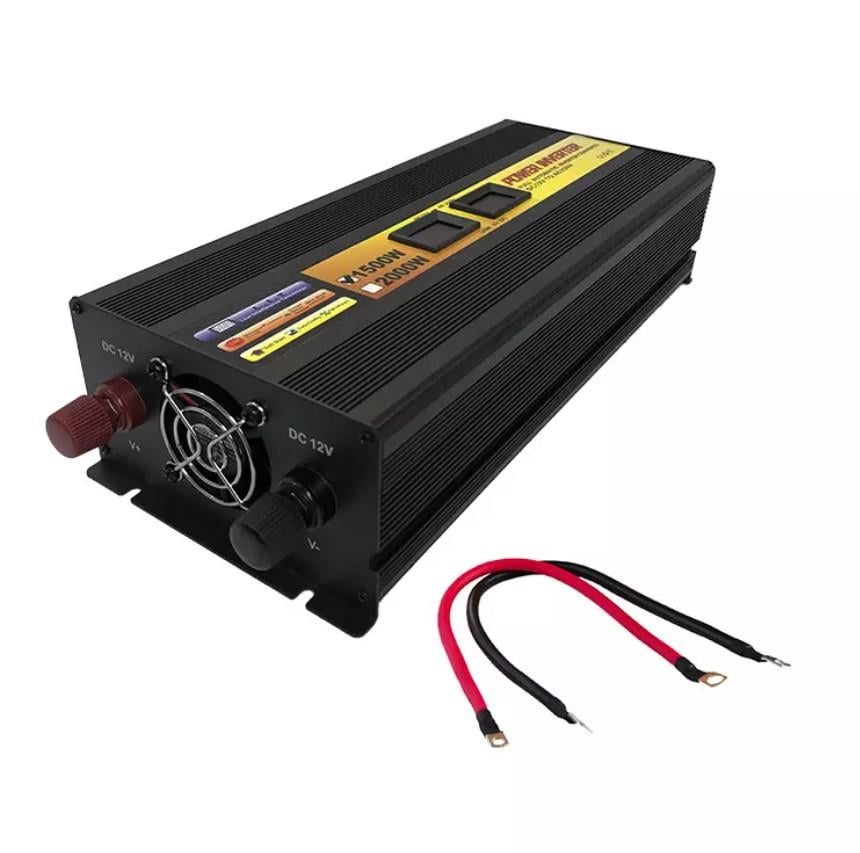 Автомобільний інвертор з 12 на 220 Bodasan USB 12-220 V 2000 W (106593) - фото 3