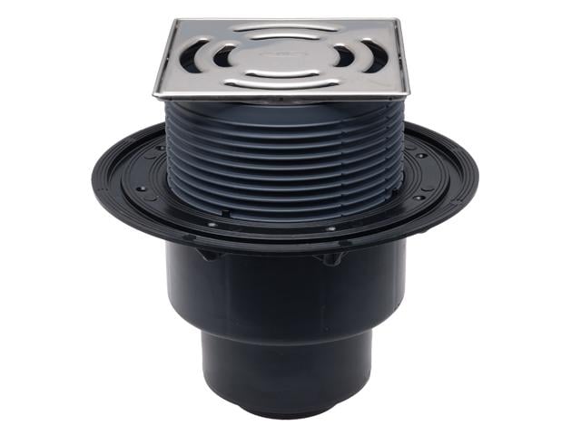 Трап для внутренних помещений DN50/75 мм/110 мм с сухим сифоном Primus 145x145 мм крепления Klick-Klack/138x138 мм (HL3100Pr)