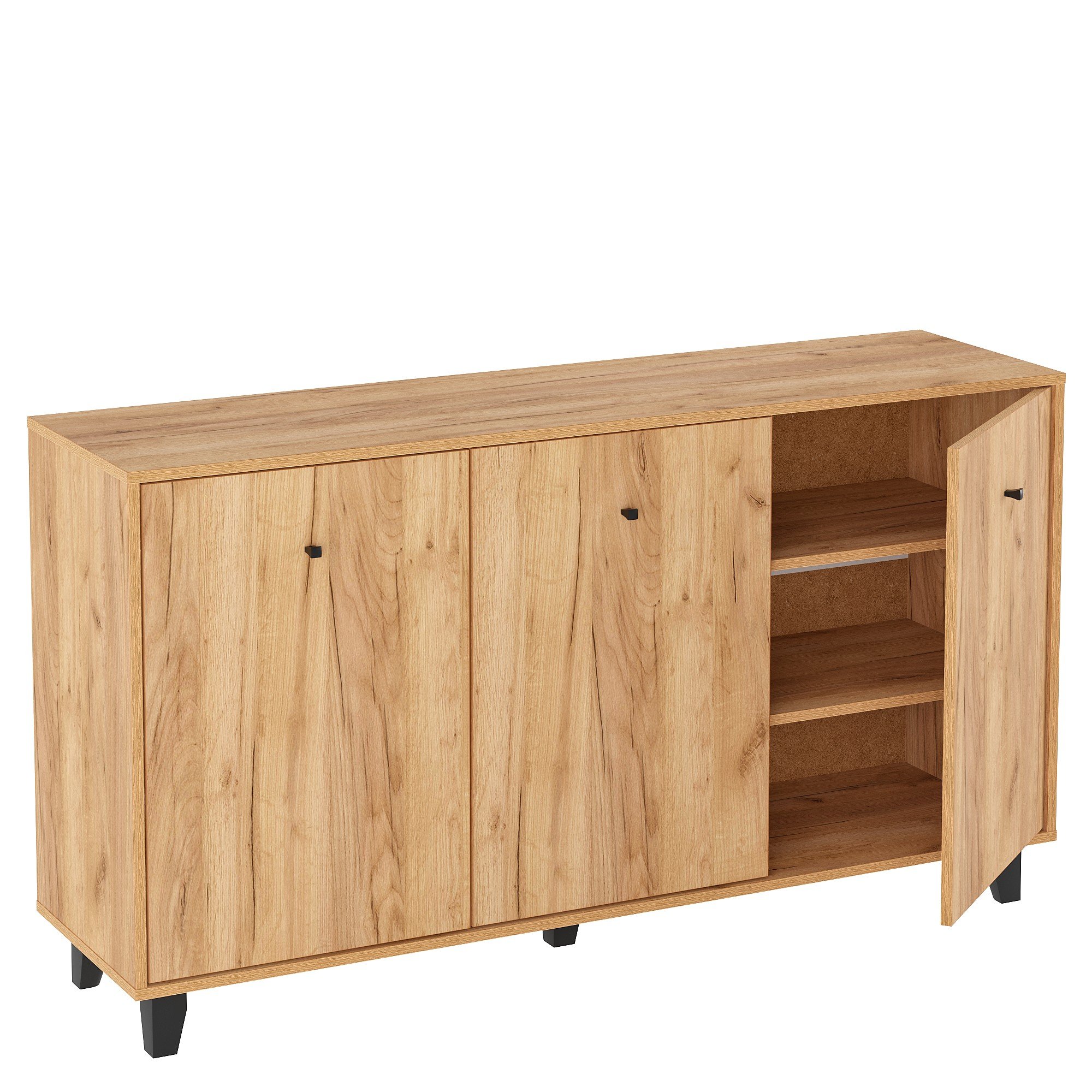 Комод із дверцятами Компаніт Комод 30 148х40х82 см Дуб крафт золотой (16560)