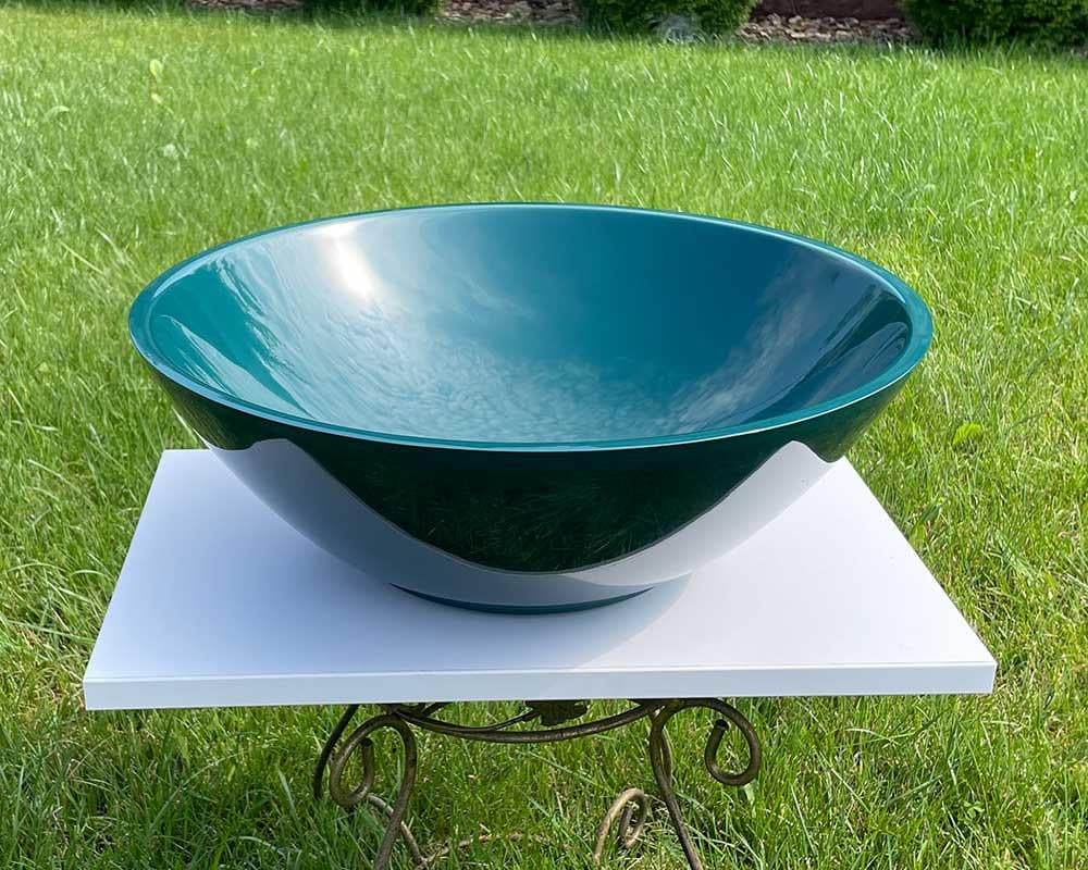 Умивальник Snail Камелія 425х425 мм Сапфір глянець (147А801) - фото 3 Умивальник Snail Камелія 425х425 мм Сапфір глянець (147А801) - фото 3