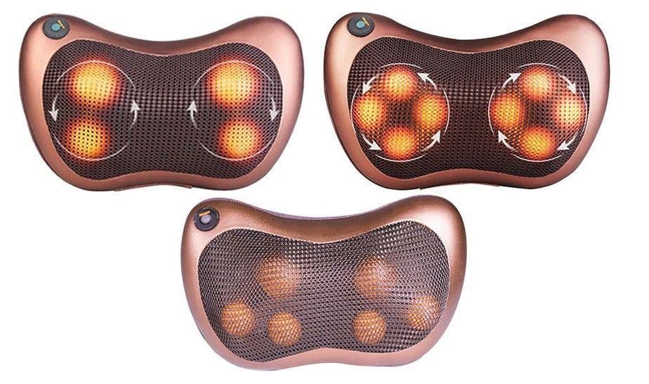 Масажна подушка Rias Massage Pillow для будинку і машини Bronze (4_905710875) - фото 5