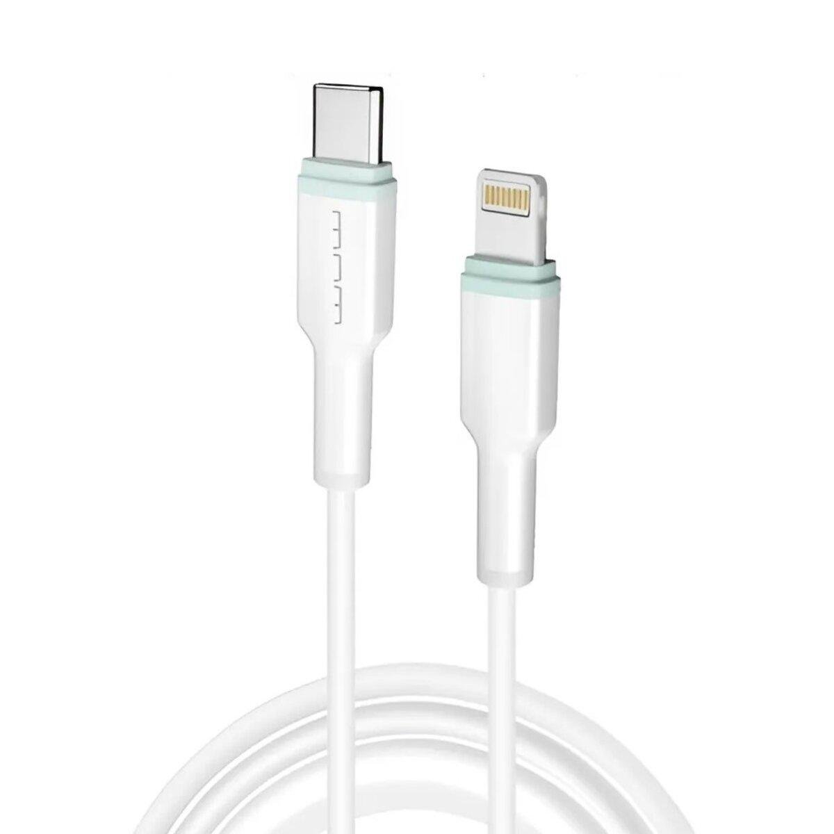 Кабель Wuw X206 Type-C to Lightning PD20W 1 м White (25816501) Кабель Wuw X206 Type-C to Lightning PD20W 1 м White (25816501)