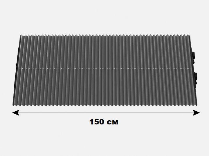 Шторка-жалюзі Vehicle shade розсувна гармошка на скло автомобіля на 6 присосках 65х150 см - фото 8