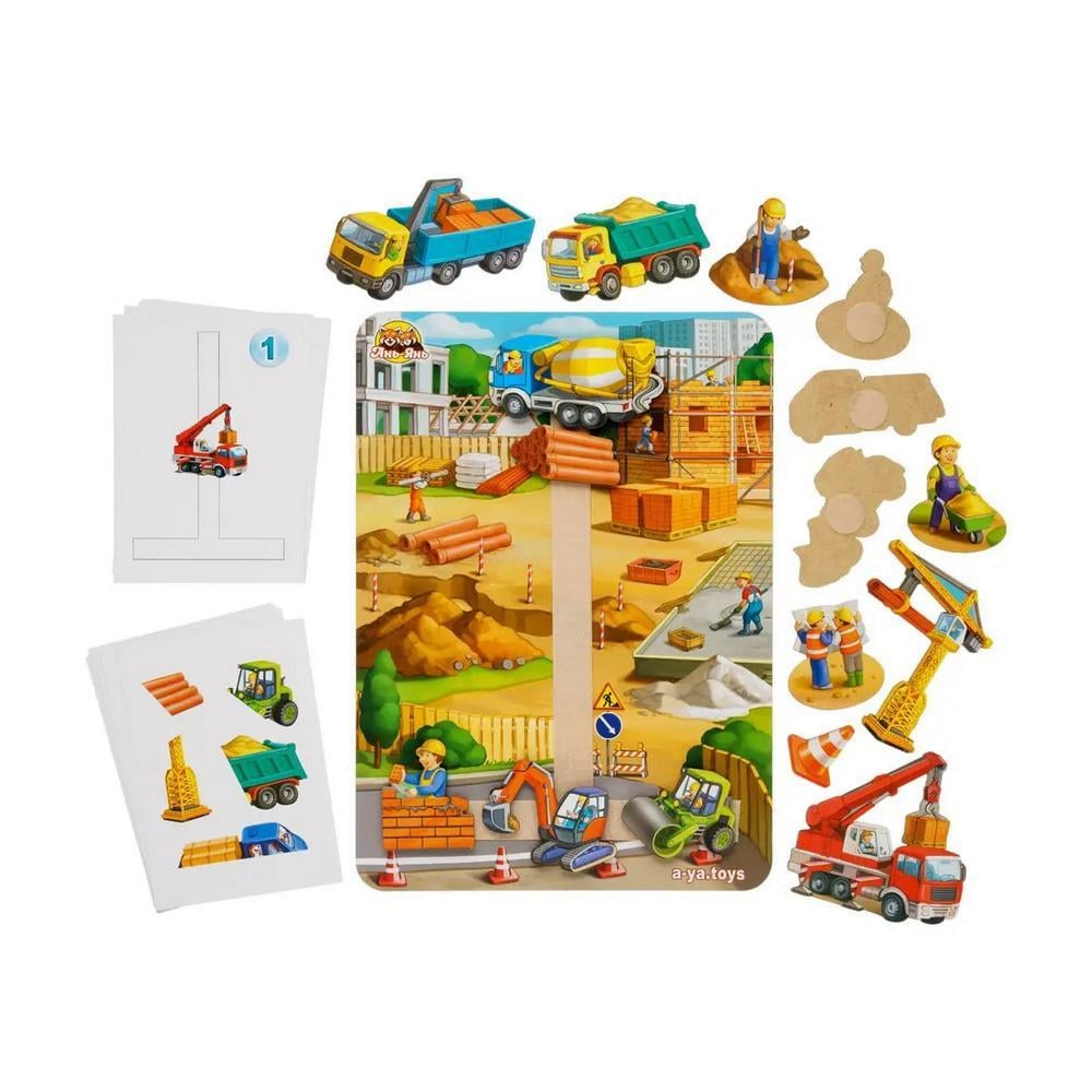 Настільна гра Ubumblebees Будівельний майданчик Різнокольоровий (SR-113-N-356)