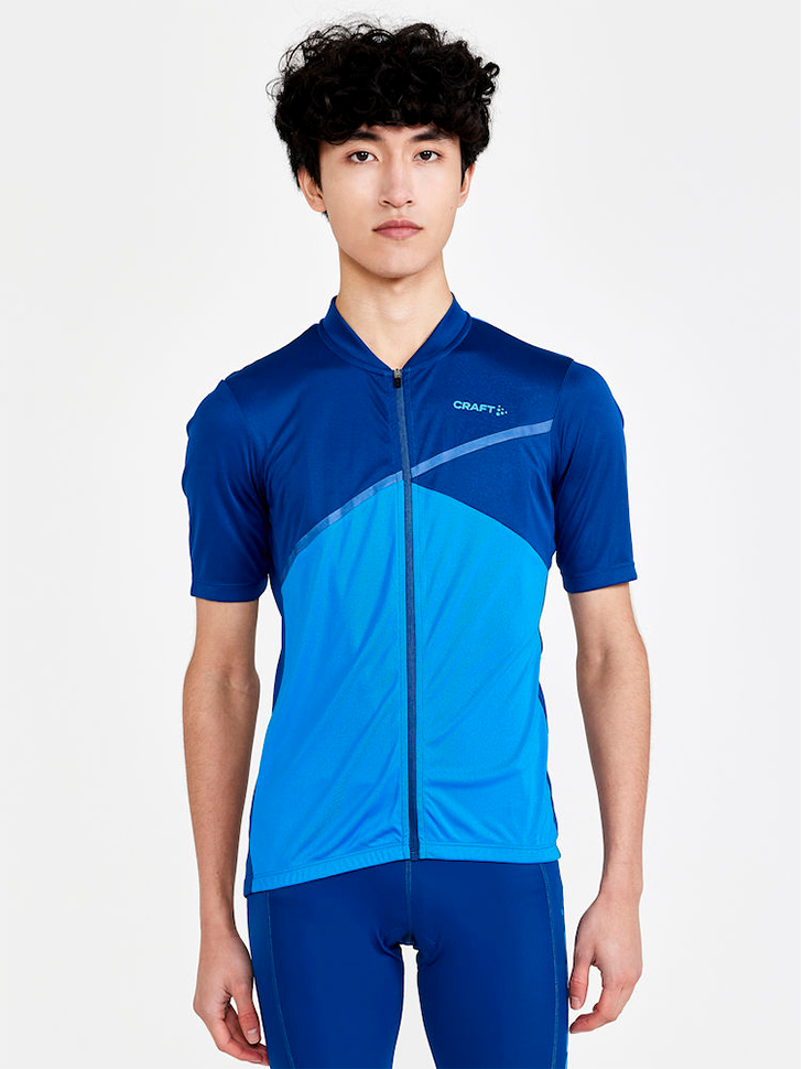 Мужская велофутболка СRAFT Core Endurance Logo Jersey 1910528-371000 L Thunder/Blue - фото 2