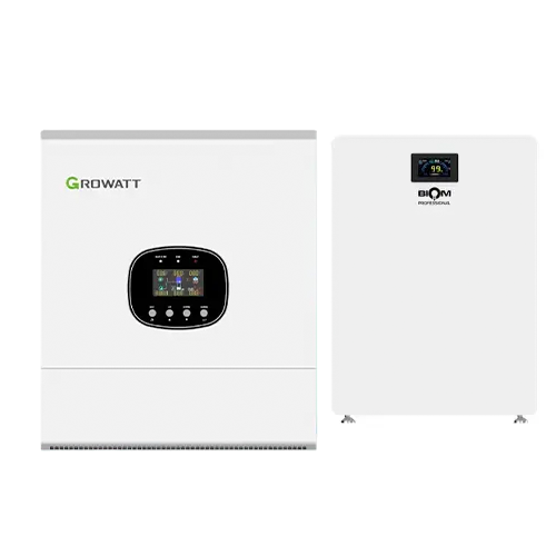 Комплект автономного энергообеспечения Growatt SPE 6000TL HVM-G2 6kW и Biom BALFP-512300-V2 15,36kWh White (34618270)