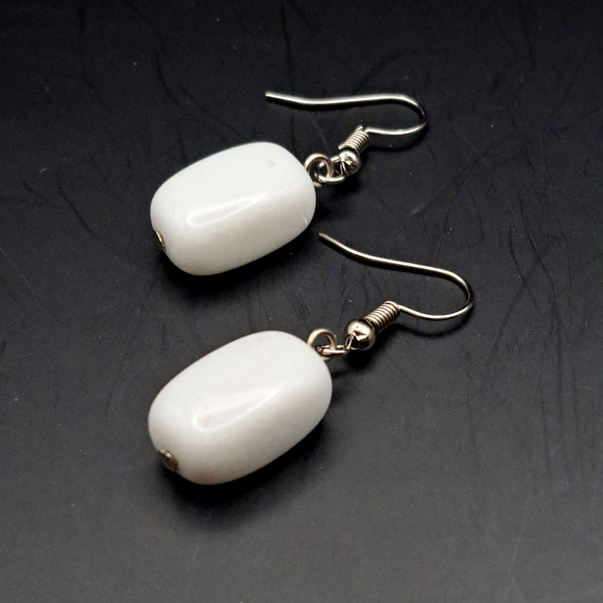 Серьги DARSANA Лилия из натурального камня агат (DRSU105460)