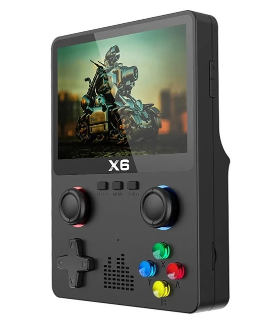 Ігрова приставка BOYHOM X6 IPS 3.5" вбудований акумулятор 2000 mah Чорний