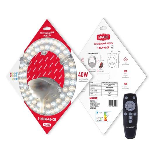 Светильник Maxus LED Module 40W 3CCT Circle Remote (1-SLM-40-CR) - фото 2